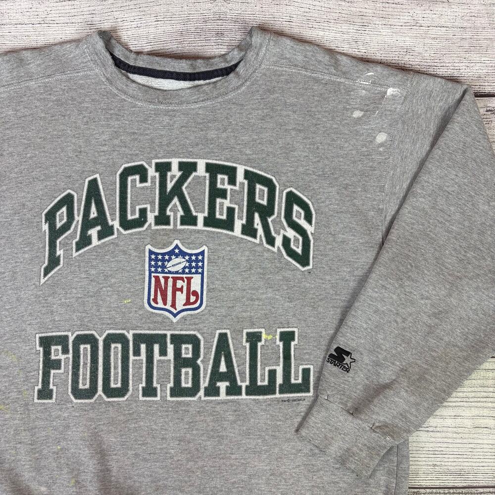 Vintage 1996 Green Bay Packers Starter NFL Distressed Crewneck